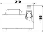 Elektropumpe z. Umfüllen von Gasöl/Öl 12 V