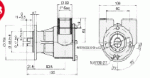 Nauco Pumpe FPR043 m. Flansch
