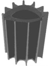Ersatzflügelrad Pumpe aus Neopren G 162