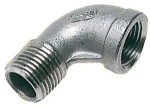 90° Winkelanschluss Innen-/Außengewinde 3/8"