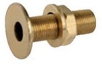 Borddurchlass Messing natur bündig montiert 3/8"