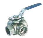 3-Wege-Kugelhahn AISI 316 1"1/4