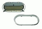 SCM Bullauge, oval AISI316 360 x 160 mm