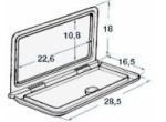 Aufbewahrungsfach 285 x 180 x 260 mm ohne Schloss