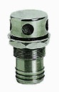 Tanklüfter gerade VA-Stahl hochglanzpoliert 25 mm