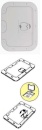 Antirutsche Inspektionsluke grau 280 x 380 mm