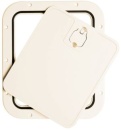 Abnehmbare Inspektionsluke, creme 305 x 355 mm