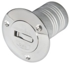 Einfüllstutzen Messing verchromt FUEL 50 mm