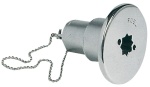WASTE Einfüllstutzen AISI316 hochgl. Mikrofus 38mm