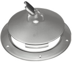 Inspektionsbodenluke m. Deckel weiß 265 x 215 mm