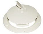 Inspektionsbodenluke RAL 9010 265 x 215 mm