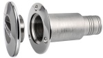 WASTE Einfüllstutzen AISI316 hochgl.38mm 96,3mm