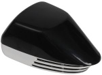 Membran-Bootshorn ABS, schwarz + verchromt 12 V