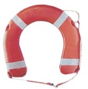 Hufeisen-Rettungsring Polyäthylen ausgesch. Polyur