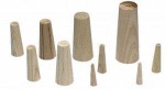 Set of 10 Notfallstopfen aus Holz von 8 bis 38 mm