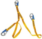 Euro Lightline Sorgleine 2 m + 3 Karabinerhaken Schnell