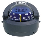 RITCHIE Kompass, außen Explorer 2"3/4 grau/blau
