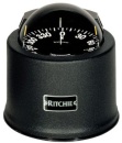 RITCHIE Kompass m.Sockel Globemaster 5" schw/schw