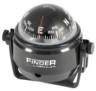 Finder Kompas 2" m. Bügel schwarz/schwarz