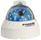 Finder Kompas 2"5/8 z. Aufstellen weiß/blau