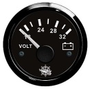 Voltmeter 18/32 V schwarz/schwarz