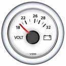 Voltmeter, weiß 18/32 V