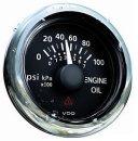 Öldruckmesser, weiß 5 bar /80 psi