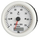 Guardian Drehzahlmesser 2/4 Takt weiß 12 V