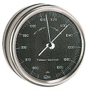 Barigo Barometer Orion, schwarzes Ziffernblatt