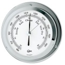 Barigo Barometer Star Messing, verchromt