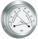 Barigo Sky Hygro-Thermometer Stahl satiniert/weiß