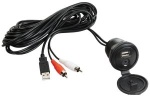 Zusätzliches USB-AUX-Kabel Frontplatte wasserdicht