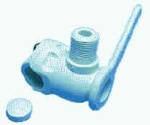 GPS/UHF antenna base w/universal screw thread