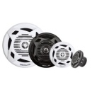 Lautsprecher m. Doppelkegel 4" 2x30 W weiß