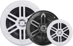 Lautsprecher m.Doppelkegel 5,25" - 2x80 W weiß