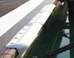 Fender f. Bootstege, weiß 900 mm