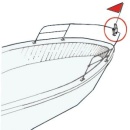 Flaggenstockhalter 20 mm
