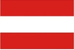Flagge Österreich 20 x 30 cm