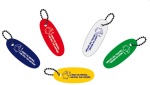 Weichgummi Schlüsselanhänger schwimmfähig grün