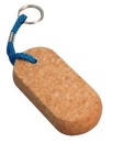 Schwimmende Schlüsselanhänger aus Kork oval