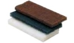 Leichte Schleifpads, weiß (paarweise)