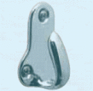 Haken aus Messing, verchromt 45x33 mm