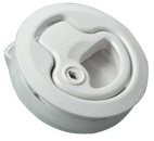 Bodenheber Nylon, weiß mit Schloß