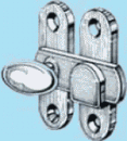 Schloß f.Schubladen 52x33 mm
