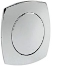Knauf + Ring Konvex ABS, verchromt