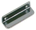 Knauf und Ring, L-förmig Messing, verchromt