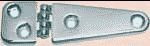 Asymmetrischer Scharnier Messing, verchr. 103x32mm