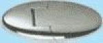 Scharnier oval verMess 80x35mm