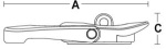 Verschluss f. Backskisten aus Technopolymer