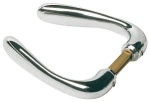 Classic Türklinke Kata Messing, verchromt 113 mm
